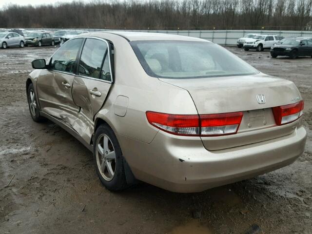 1HGCM56634A152057 - 2004 HONDA ACCORD EX GOLD photo 3