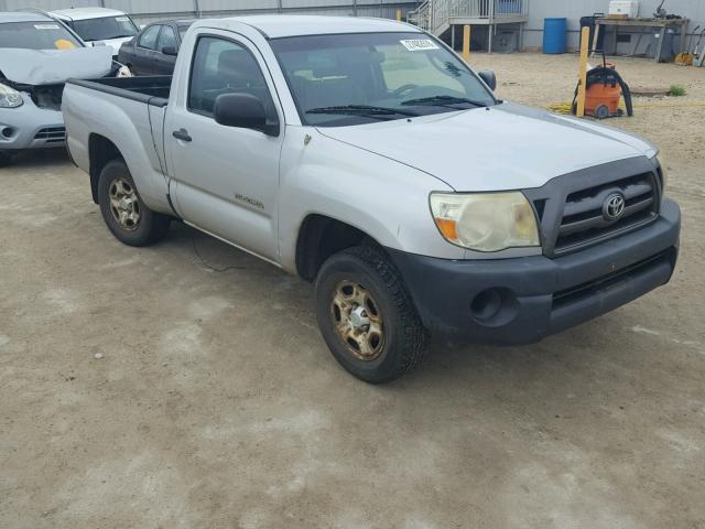 5TENX4CN0AZ714227 - 2010 TOYOTA TACOMA SILVER photo 1