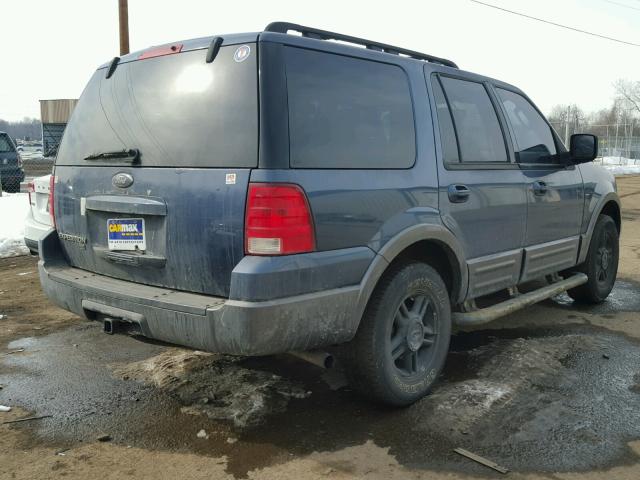 1FMPU15506LA56889 - 2006 FORD EXPEDITION BLUE photo 4