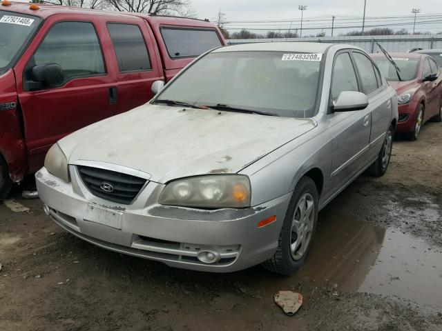 KMHDN46D56U253509 - 2006 HYUNDAI ELANTRA GL SILVER photo 2