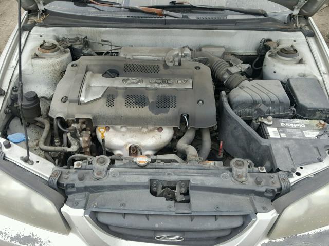 KMHDN46D56U253509 - 2006 HYUNDAI ELANTRA GL SILVER photo 7