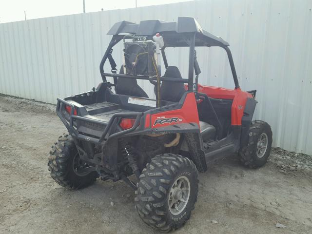 4XAVE76A7EF362452 - 2014 POLARIS RZR 800 S RED photo 4