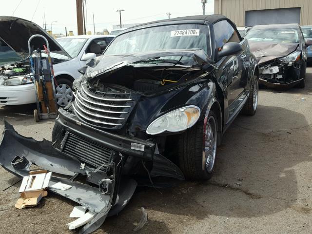 3C3JY55EX7T570913 - 2007 CHRYSLER PT CRUISER BLACK photo 2