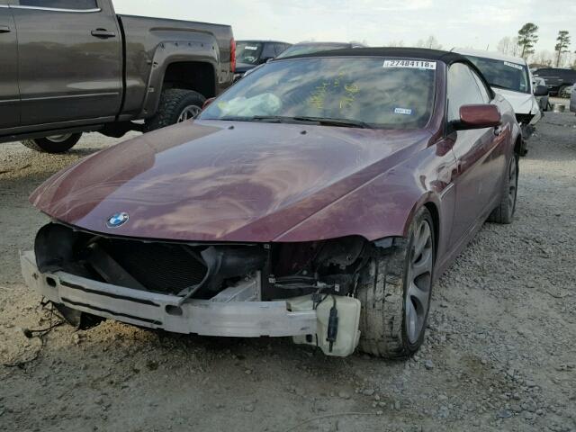 WBAEK73435B324561 - 2005 BMW 645 CI AUT MAROON photo 2