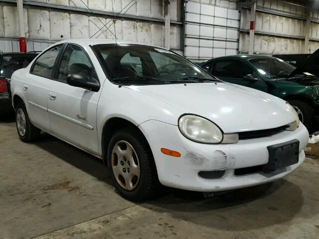 1P3ES46C8YD834580 - 2000 PLYMOUTH NEON BASE 白色 照片 1