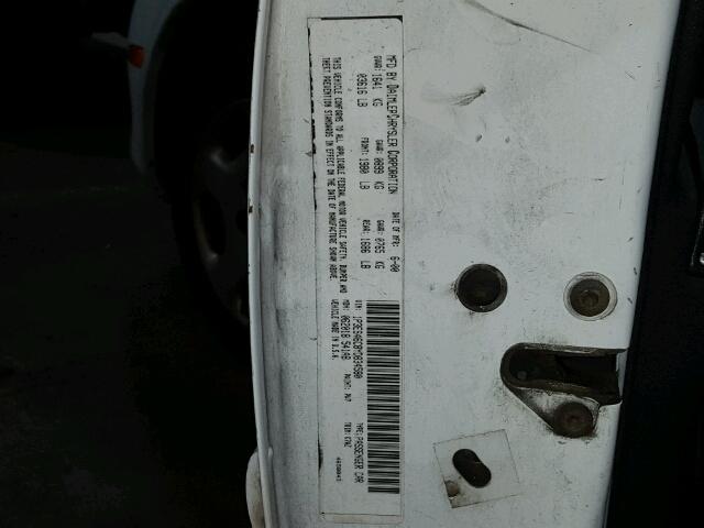 1P3ES46C8YD834580 - 2000 PLYMOUTH NEON BASE 白色 照片 10