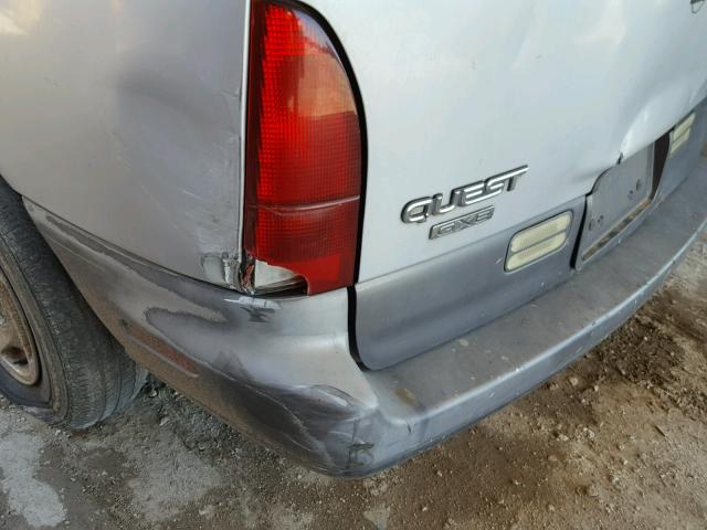 4N2DN11W9RD816879 - 1994 NISSAN QUEST XE SILVER photo 9