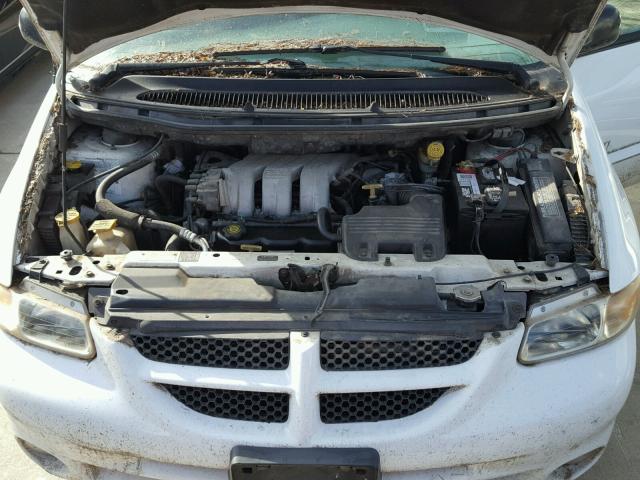 1B4GP45R3XB515126 - 1999 DODGE CARAVAN SE WHITE photo 7