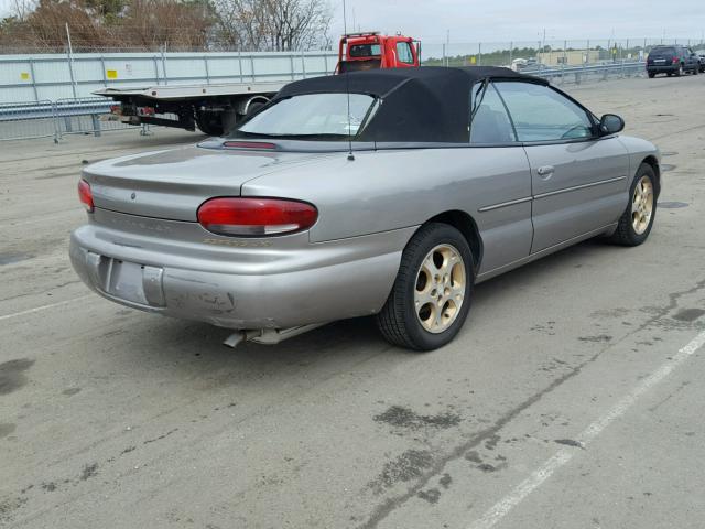 3C3EL55H9XT203169 - 1999 CHRYSLER SEBRING JX BEIGE photo 4