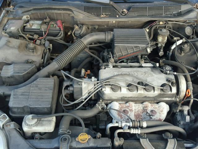 2HGEJ6671YH541500 - 2000 HONDA CIVIC LX BURGUNDY photo 7