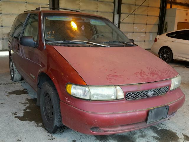 4N2DN11W9TD808420 - 1996 NISSAN QUEST XE BURGUNDY photo 1