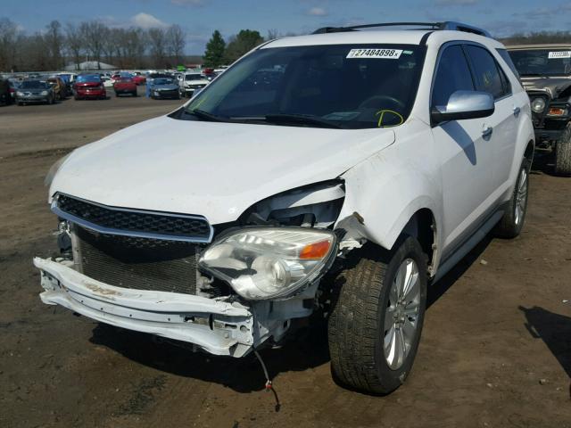 2CNFLFEY4A6325810 - 2010 CHEVROLET EQUINOX LT WHITE photo 2