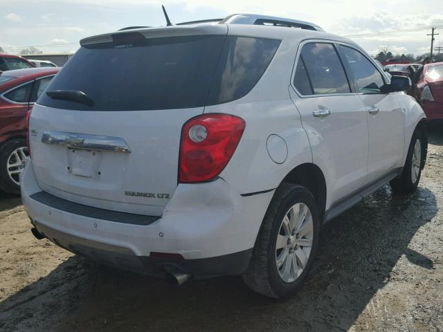 2CNFLFEY4A6325810 - 2010 CHEVROLET EQUINOX LT WHITE photo 4