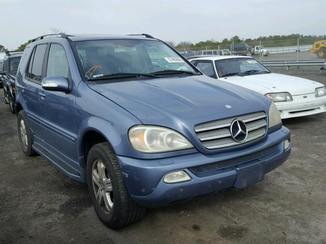 4JGAB75E35A519715 - 2005 MERCEDES-BENZ ML 500 BLUE photo 1