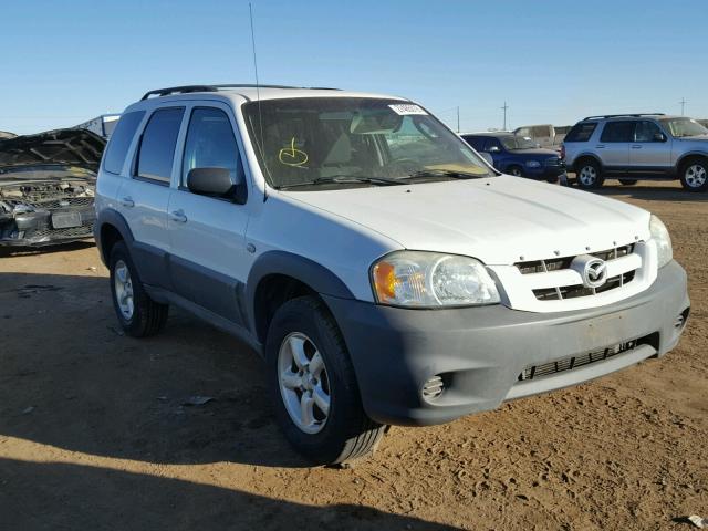 4F2YZ02Z76KM36829 - 2006 MAZDA TRIBUTE I WHITE photo 1