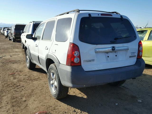 4F2YZ02Z76KM36829 - 2006 MAZDA TRIBUTE I WHITE photo 3