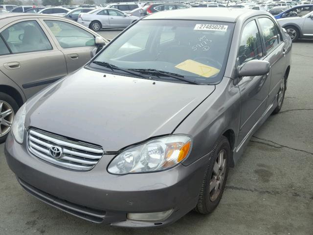 2T1BR32E64C310867 - 2004 TOYOTA COROLLA CE GRAY photo 2