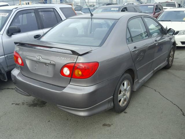 2T1BR32E64C310867 - 2004 TOYOTA COROLLA CE GRAY photo 4