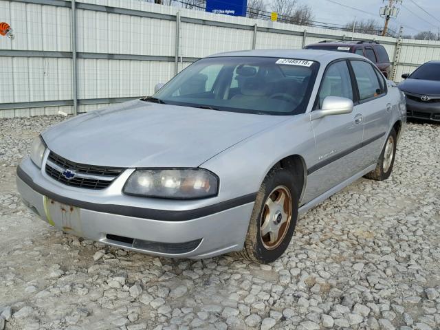 2G1WH55K829177391 - 2002 CHEVROLET IMPALA LS SILVER photo 2