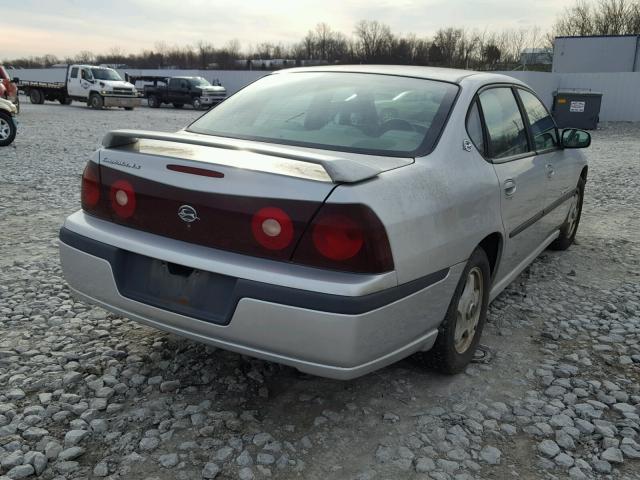 2G1WH55K829177391 - 2002 CHEVROLET IMPALA LS SILVER photo 4