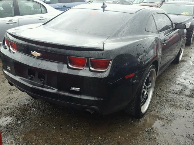 2G1FB1E36C9184327 - 2012 CHEVROLET CAMARO LT BLACK photo 4