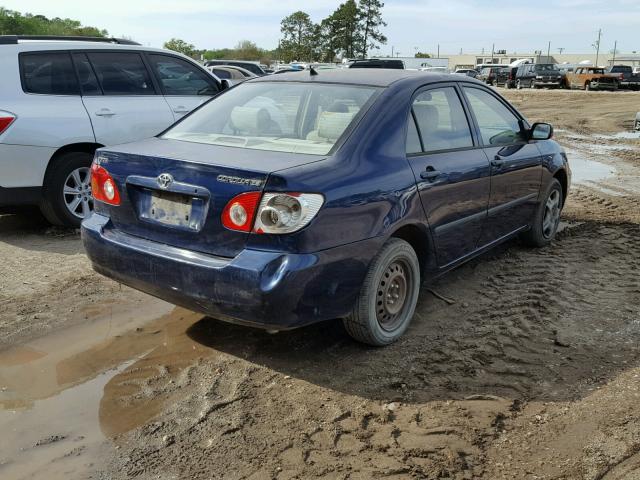 JTDBR32E730010831 - 2003 TOYOTA COROLLA CE BLUE photo 4