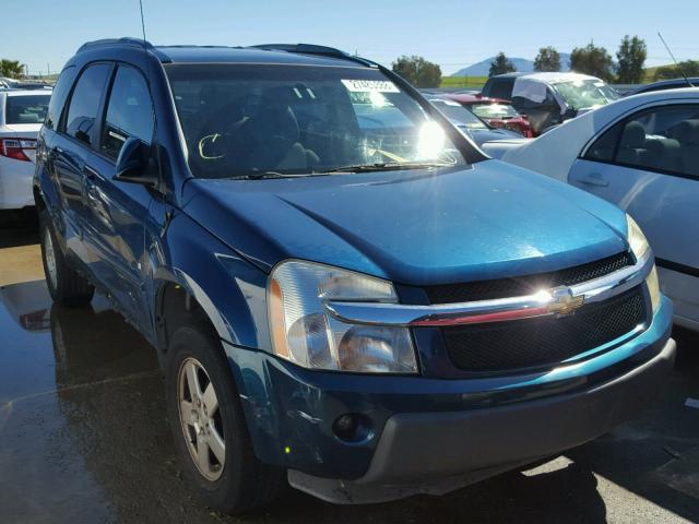 2CNDL63F766122555 - 2006 CHEVROLET EQUINOX LT BLUE photo 1