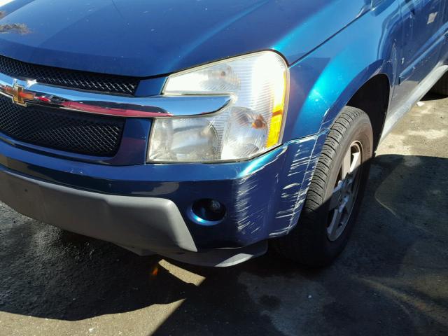 2CNDL63F766122555 - 2006 CHEVROLET EQUINOX LT BLUE photo 9