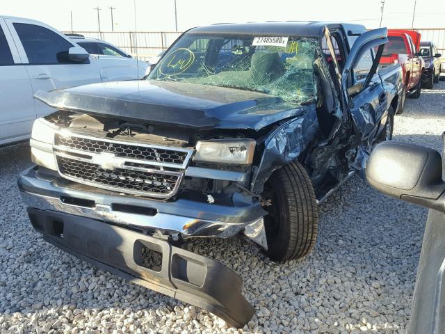 2GCEC13V971171287 - 2007 CHEVROLET SILVERADO BLUE photo 2