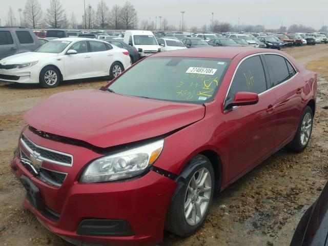 1G11D5RR1DF111711 - 2013 CHEVROLET MALIBU 1LT 勃艮第红 照片 2