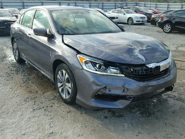 1HGCR2F57HA133766 - 2017 HONDA ACCORD SPO GRAY photo 1