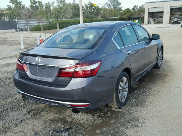 1HGCR2F57HA133766 - 2017 HONDA ACCORD SPO GRAY photo 4