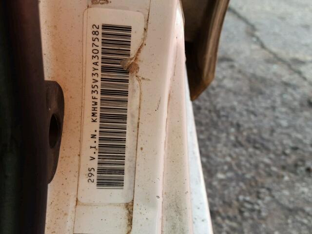 KMHWF35V3YA307582 - 2000 HYUNDAI SONATA GLS RED photo 10