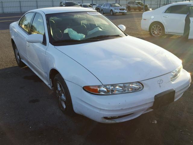 1G3NL52E2YC318120 - 2000 OLDSMOBILE ALERO GL WHITE photo 1