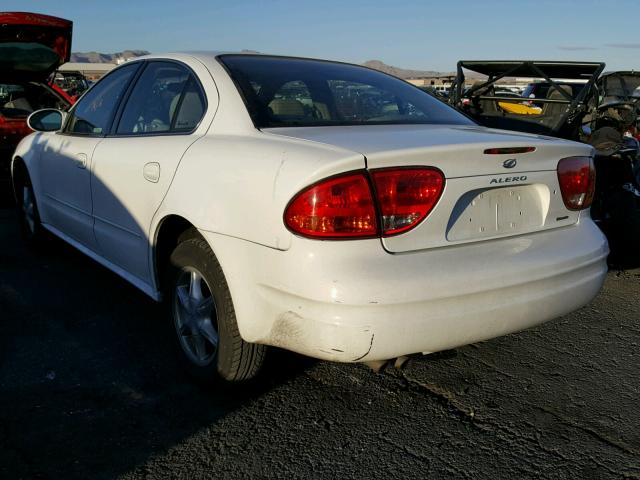 1G3NL52E2YC318120 - 2000 OLDSMOBILE ALERO GL WHITE photo 3