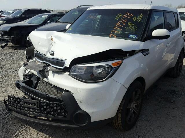 KNDJP3A54F7114420 - 2015 KIA SOUL + WHITE photo 2