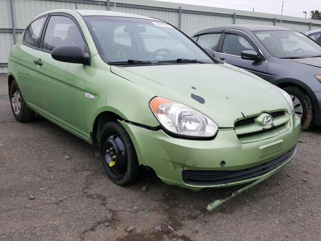 KMHCM36C69U139202 - 2009 HYUNDAI ACCENT GS GREEN photo 1