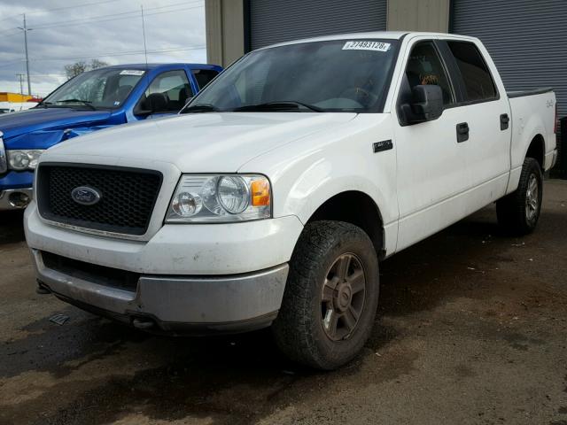 1FTPW14545KC32556 - 2005 FORD F150 SUPER WHITE photo 2