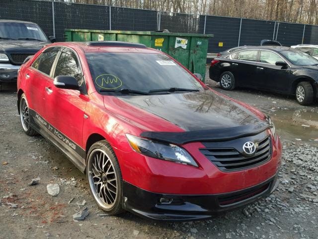 4T1BE46K47U081349 - 2007 TOYOTA CAMRY NEW RED photo 1