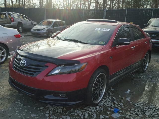 4T1BE46K47U081349 - 2007 TOYOTA CAMRY NEW RED photo 2