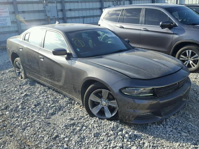 2C3CDXHG2HH562375 - 2017 DODGE CHARGER SX GRAY photo 1