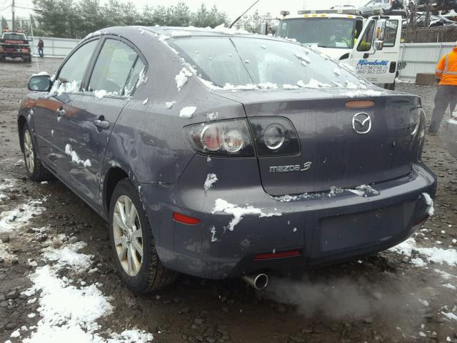 JM1BK12GX71742591 - 2007 MAZDA 3 I GRAY photo 3