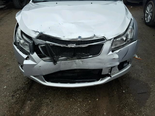 1G1PF5SC4C7111821 - 2012 CHEVROLET CRUZE LT SILVER photo 7