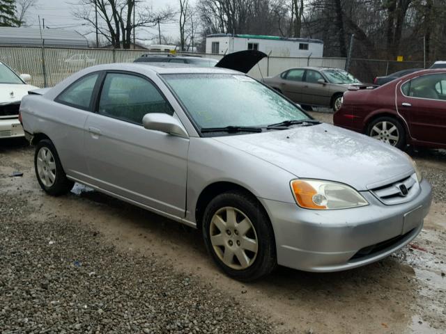 1HGEM22902L093509 - 2002 HONDA CIVIC EX SILVER photo 1