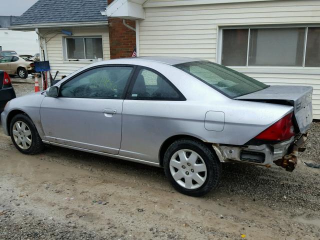 1HGEM22902L093509 - 2002 HONDA CIVIC EX SILVER photo 3