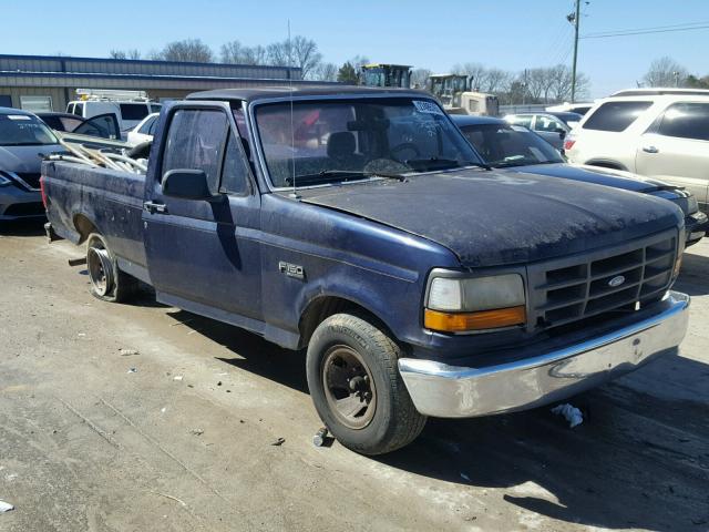 1FTDF15Y9SNA89500 - 1995 FORD F150 BLUE photo 1