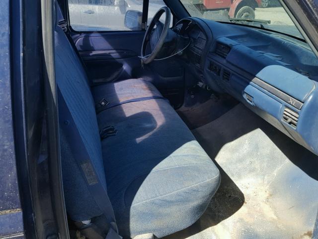 1FTDF15Y9SNA89500 - 1995 FORD F150 BLUE photo 5