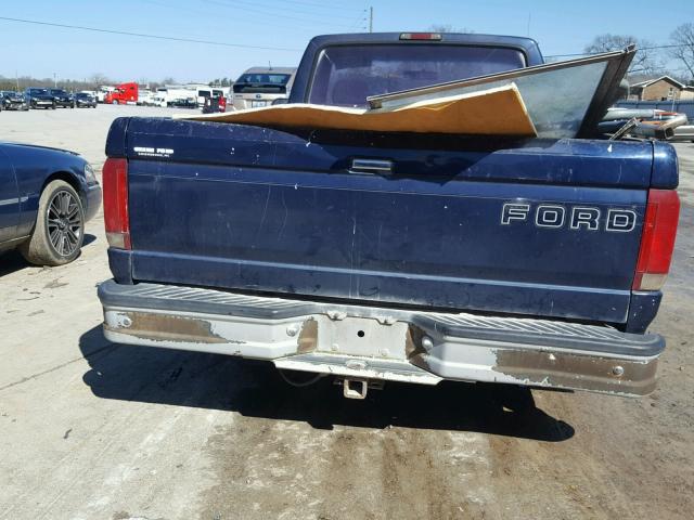 1FTDF15Y9SNA89500 - 1995 FORD F150 BLUE photo 6