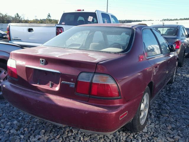 1HGCD5636TA133958 - 1996 HONDA ACCORD LX/ BURGUNDY photo 4