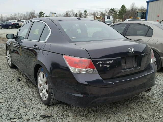 1HGCP2F84AA126604 - 2010 HONDA ACCORD EXL BLACK photo 3